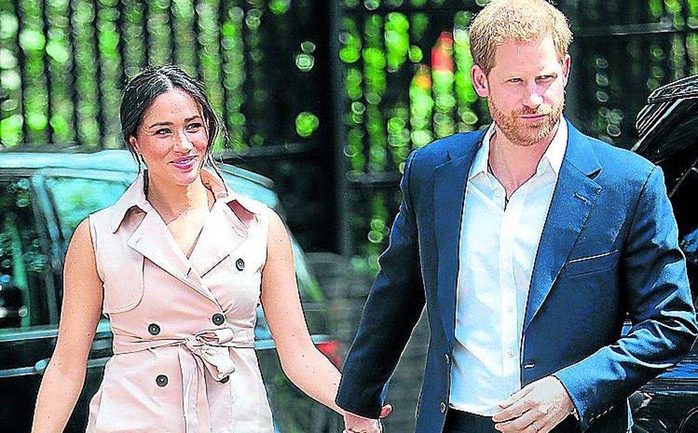 Meghan Markle y Enrique, en su visita a Johannesburgo. 