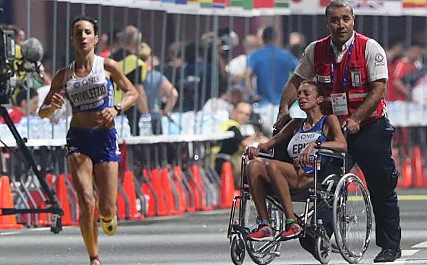 Participantes en el maratón de Catar, celebrado el 29 de septiembre.