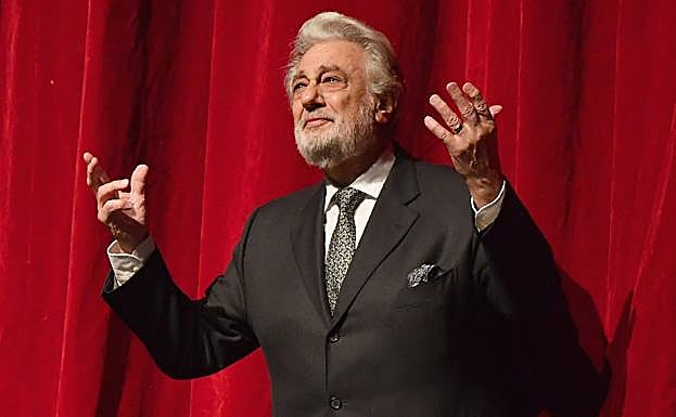 El cantante Plácido Domingo.
