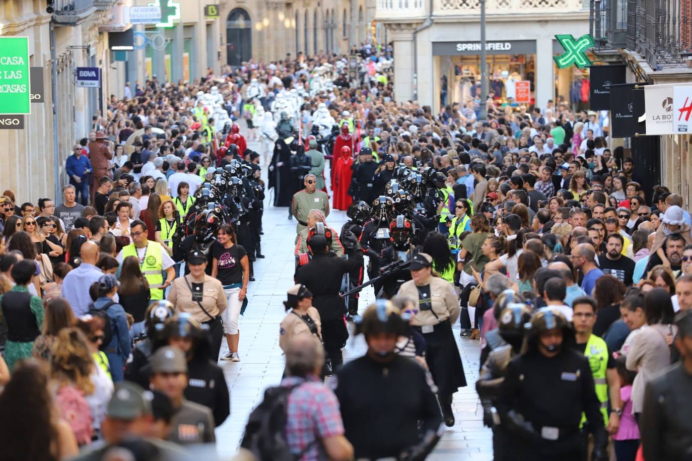 Desfile de Star Wars en Salamanca.