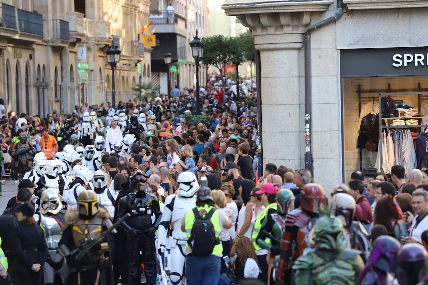 Desfile de Star Wars en Salamanca.