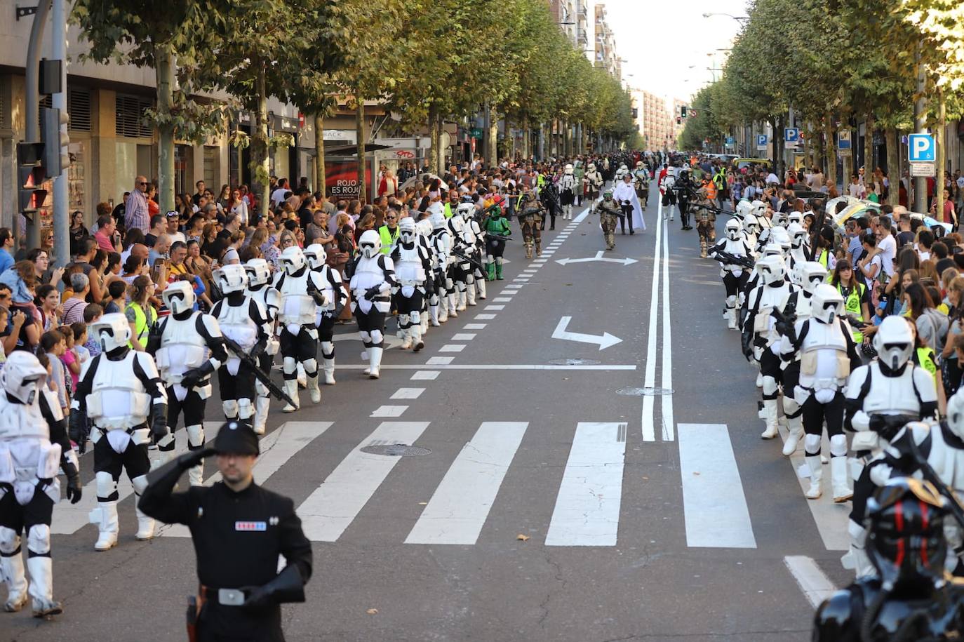 Desfile de Star Wars en Salamanca.