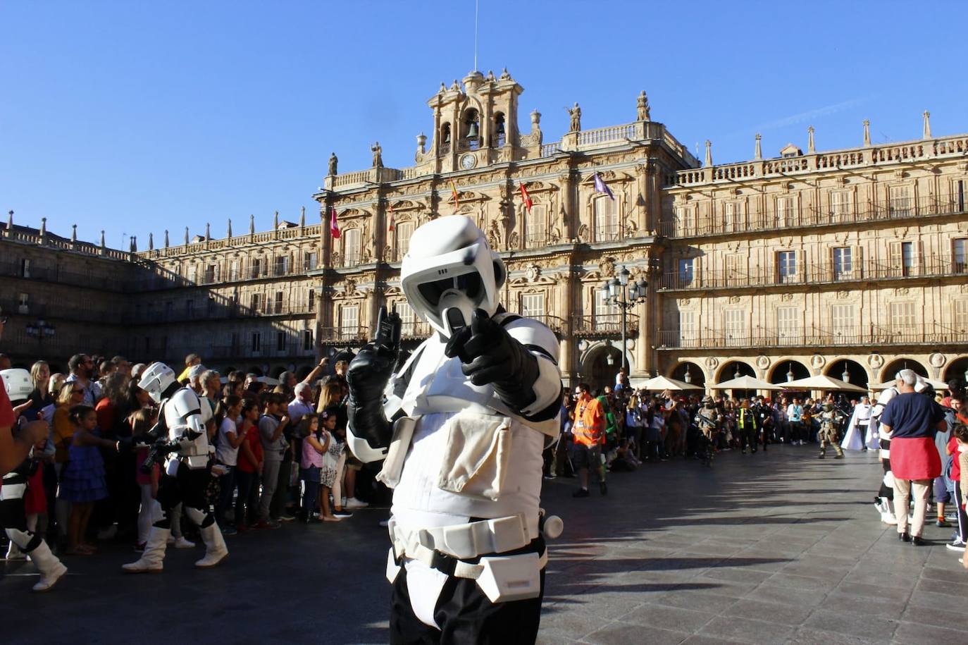 Desfile de Star Wars en Salamanca.