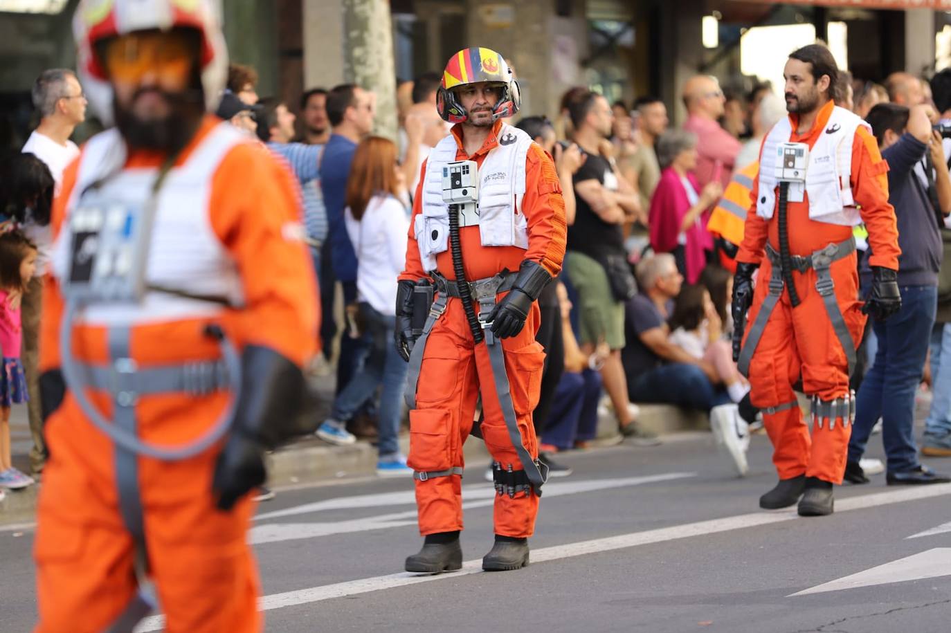 Desfile de Star Wars en Salamanca.
