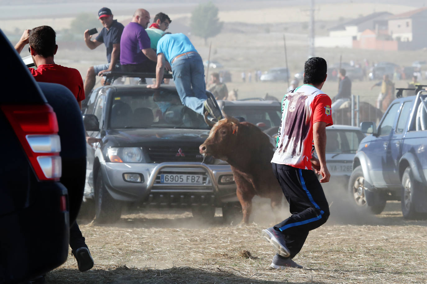 El encierro de Mojados de este mañana. 