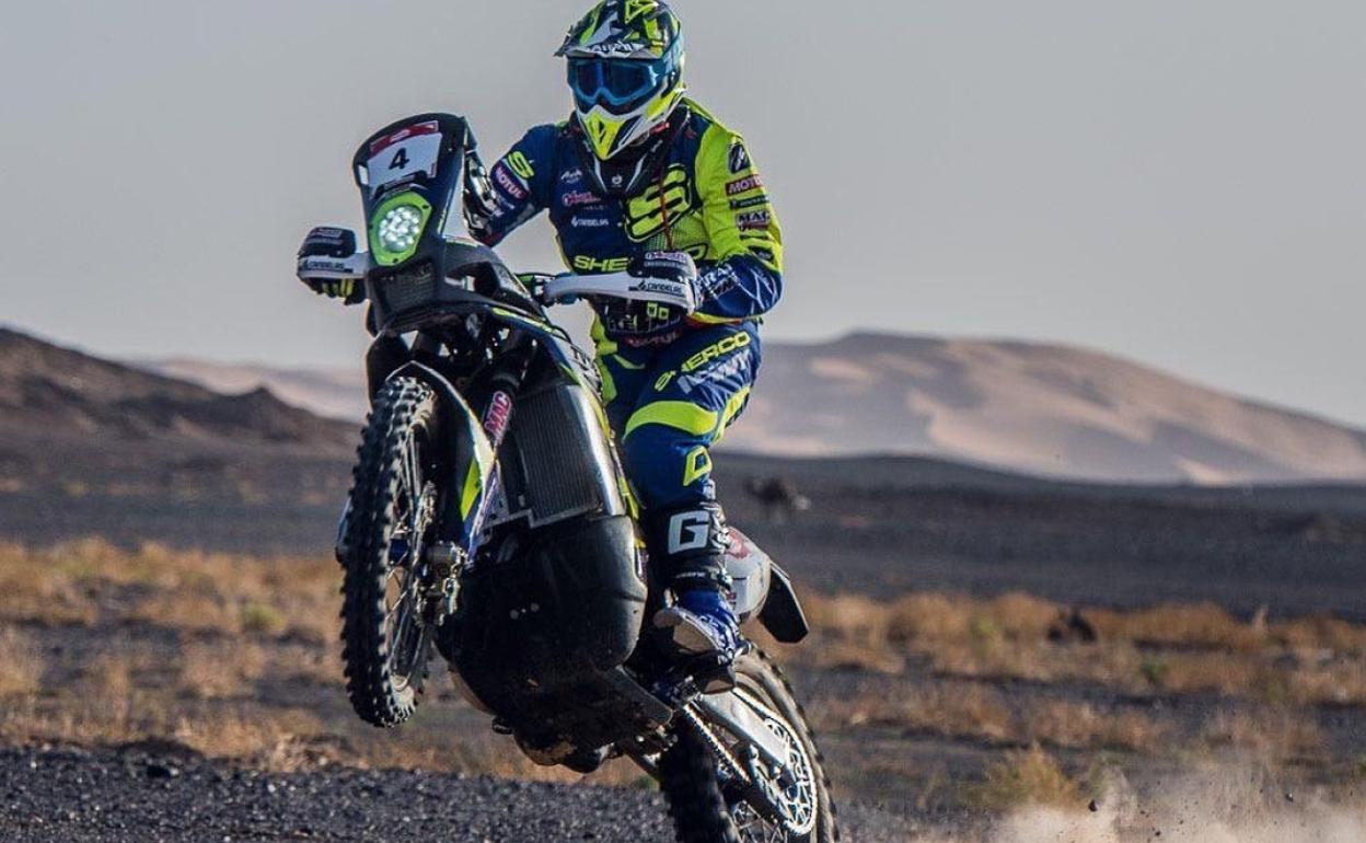 Santolino logra un buen puesto en la prólogo de Marruecos y saldrá a la estela de los mejores hoy