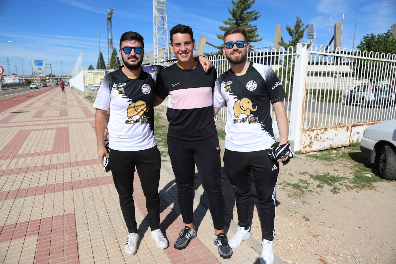 Los jugadores del Salamanca CF UDS y Unionistas. 