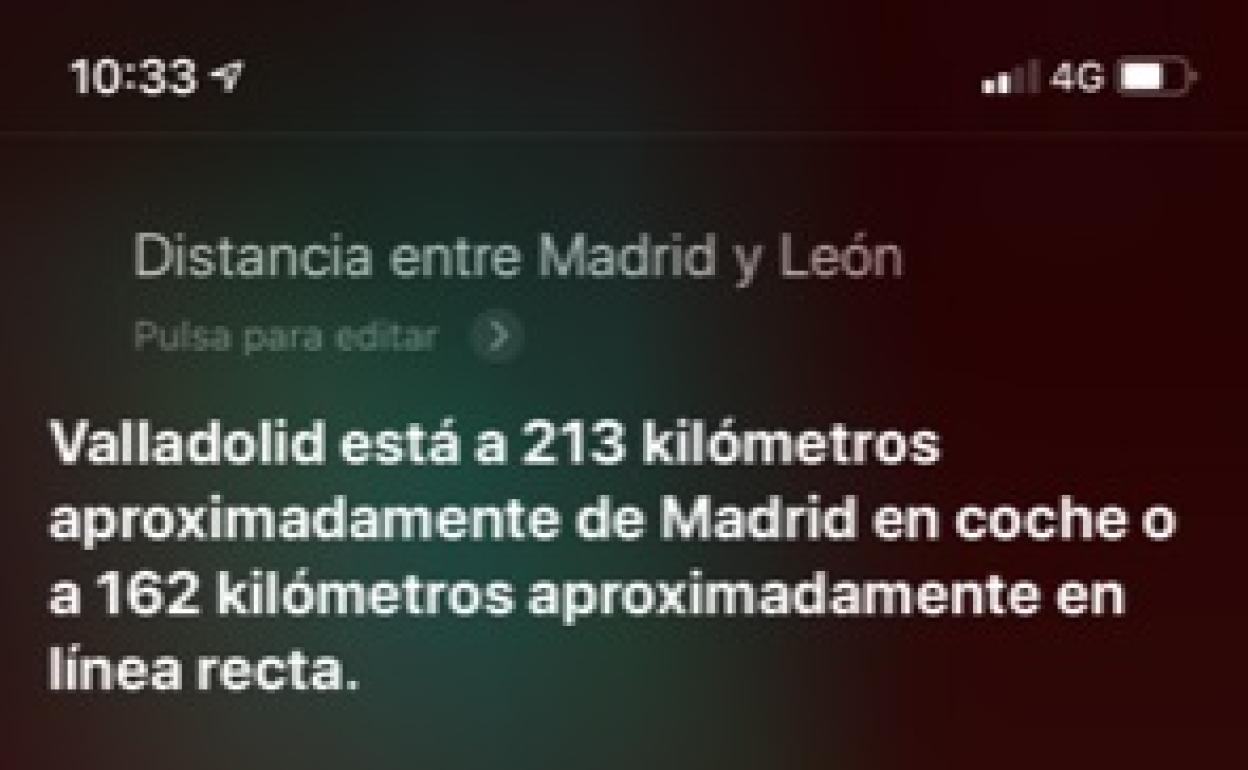 UPL denuncia que el asistente 'Siri' de Apple no indica las distancias entre León y otras provincias