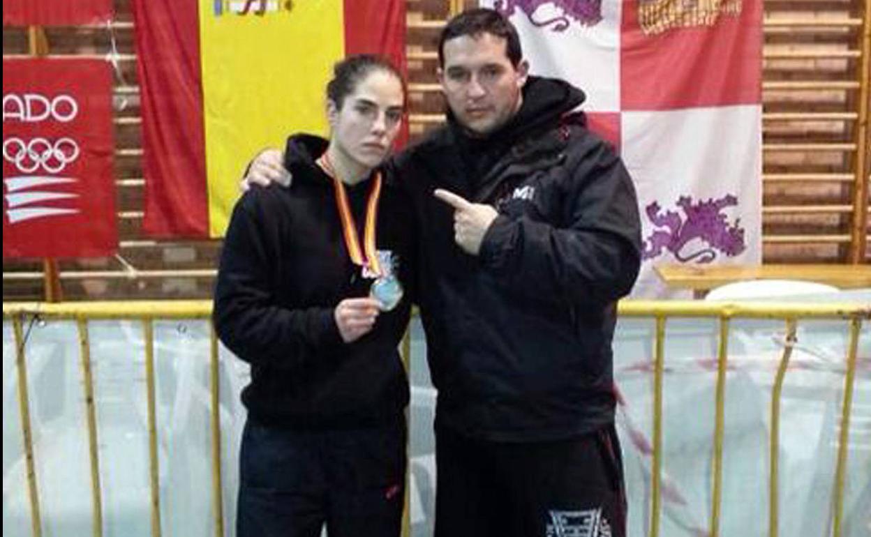 Lara García y Diego Uceta, en una imagen de archivo.