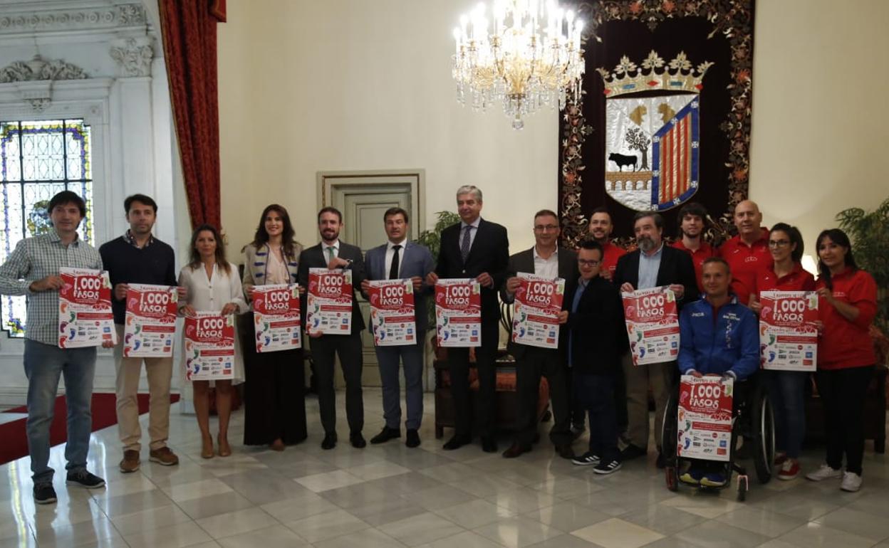 Presentación de la carrera en el Ayuntamiento de Salamanca. 