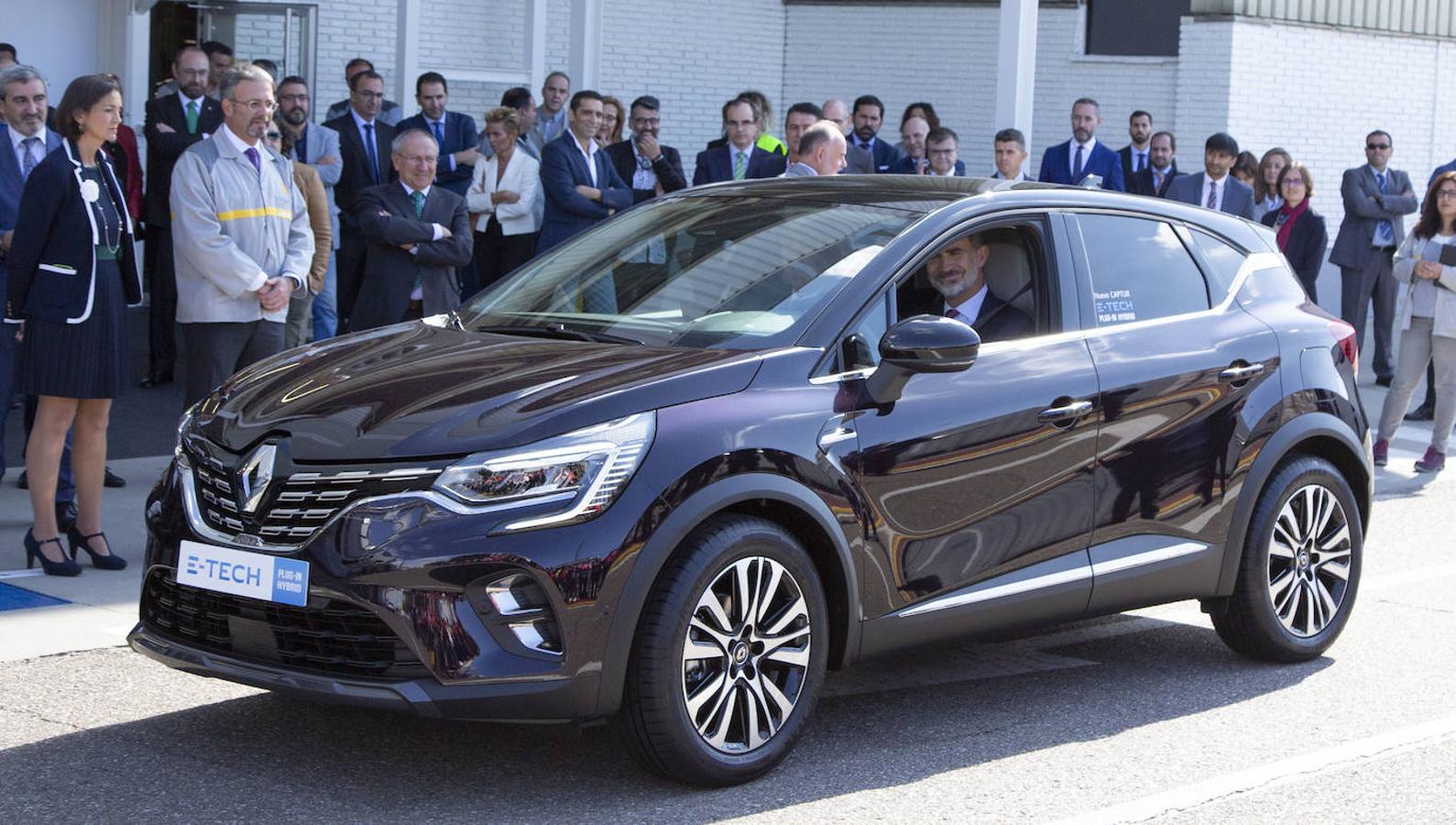 Fotos: El Rey Felipe VI visita la factoría de carrocería y montaje de Renault Valladolid