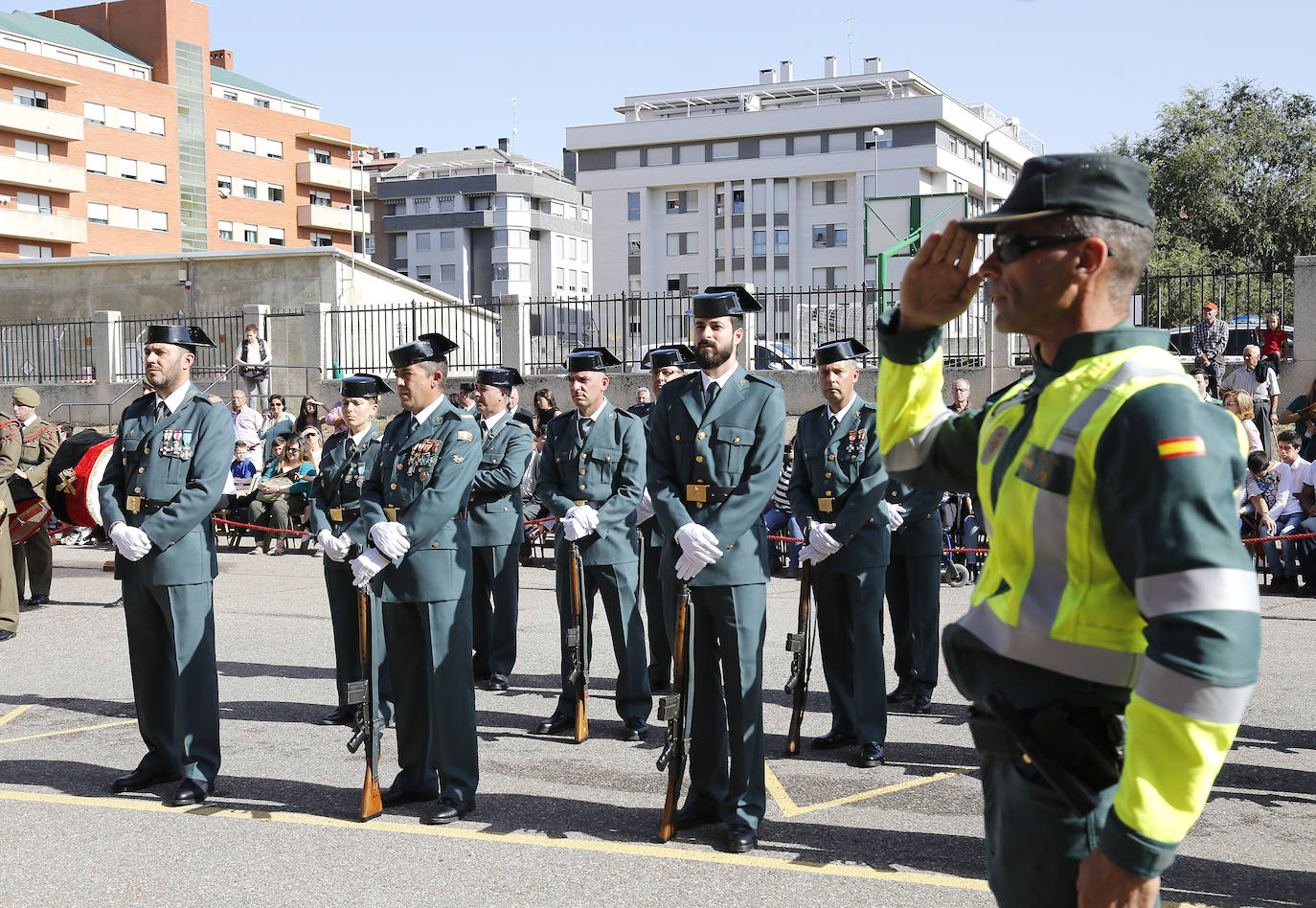 Fiesta de la Guardia Civil en Palencia. 