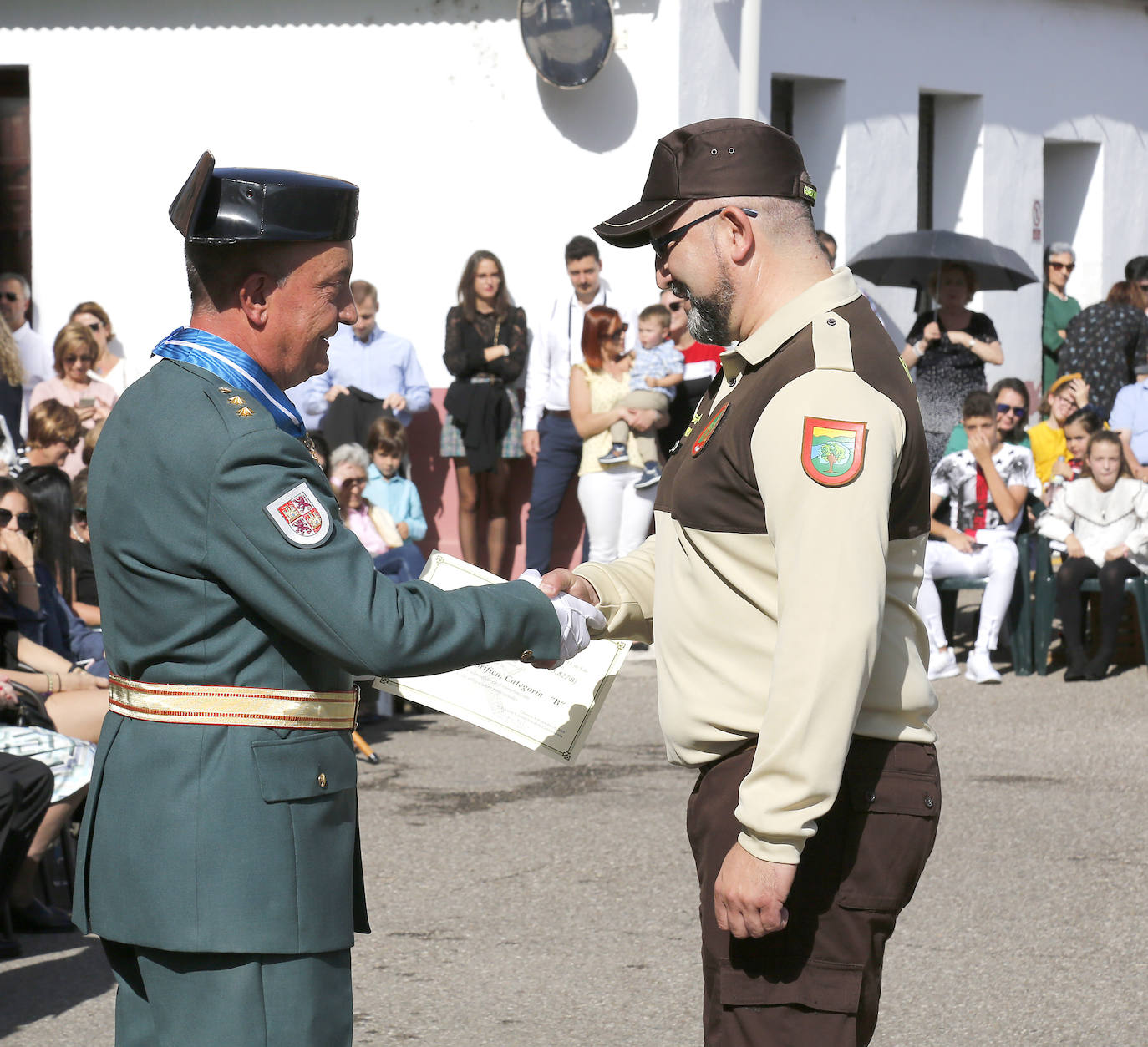 Fiesta de la Guardia Civil en Palencia. 