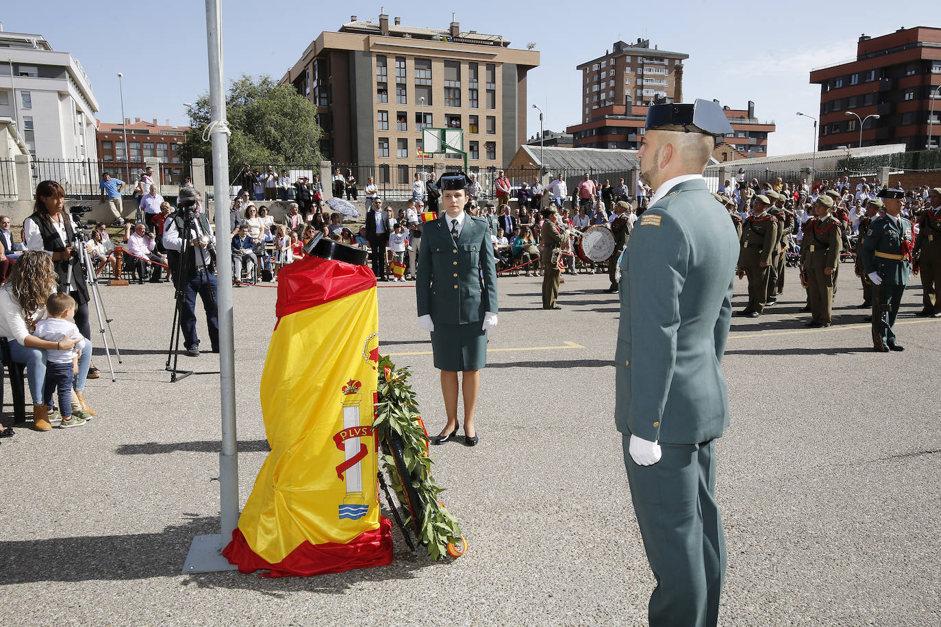 Fiesta de la Guardia Civil en Palencia. 