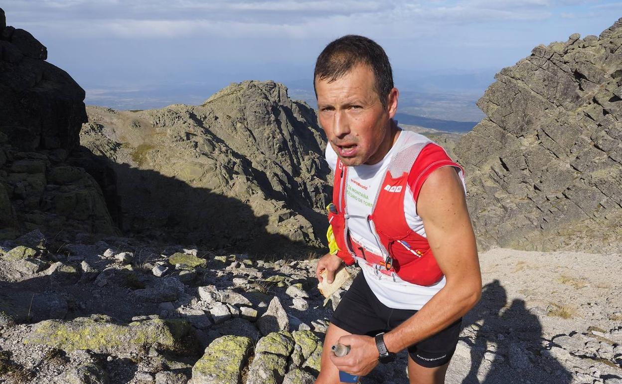 Jesus Bermejo, ganador del Ultrail La Covatilla. 