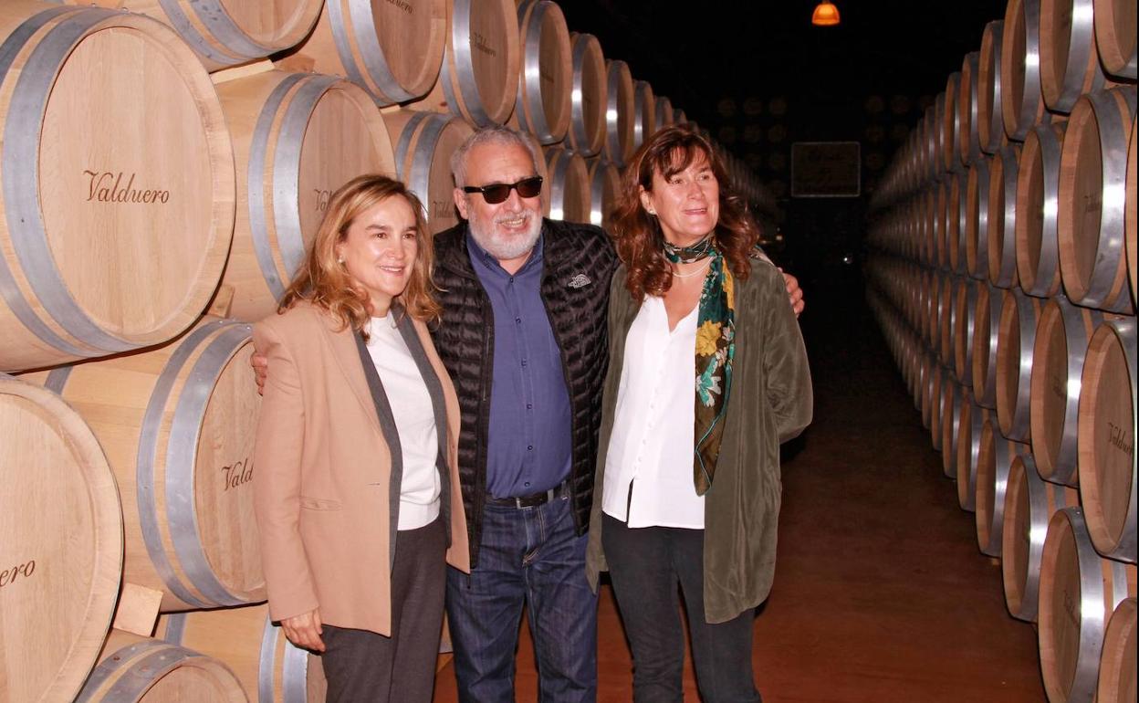 Yolanda García Viadero, Leo Harlem y Carolina García Viadero. 