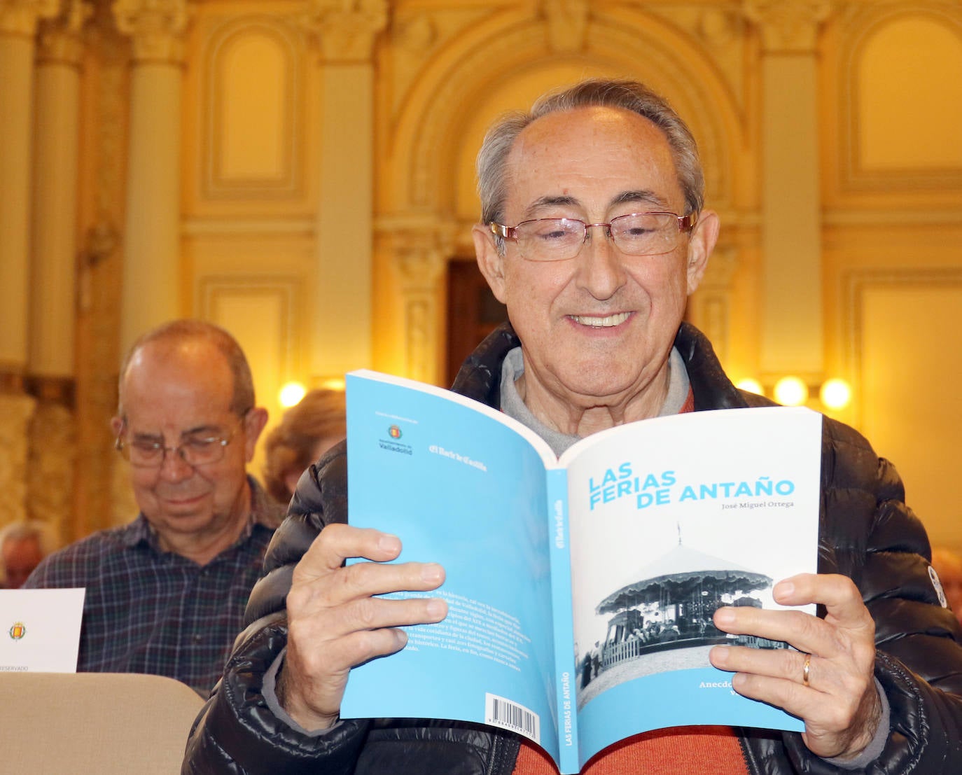 Presentación del libro 'Valladolid y sus ferias' del Periodista José Miguel Ortega, en el Aula de Cultura del Norte de Castilla.