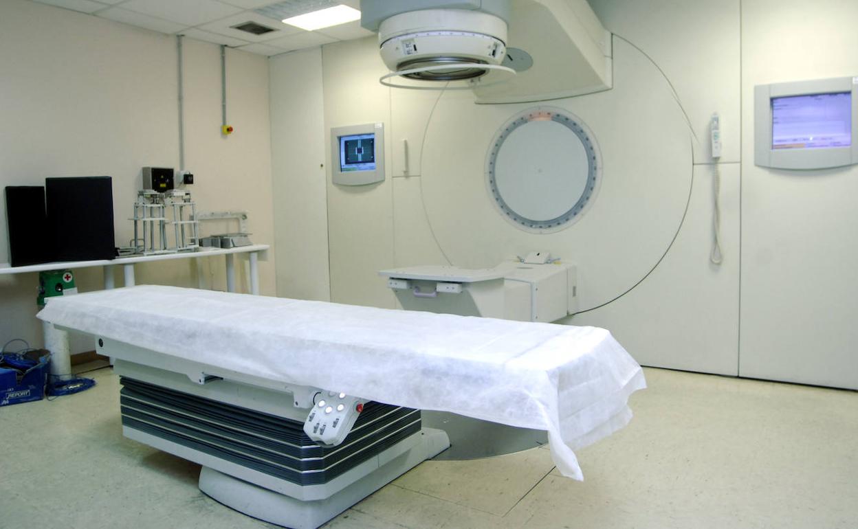 Acelerador lineal del Hospital Clínico de Valladolid.