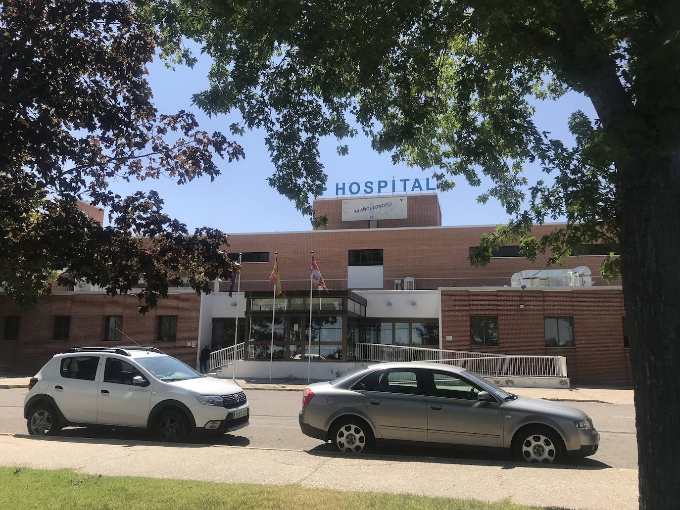 Vista general del Hospital Comarcal de Medina del Campo.