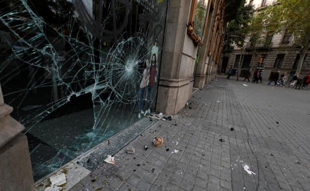 Imagen de un comercio en Barcelona. 