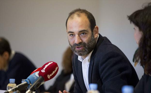 Presentación del nuevo director del Museo Patio Herreriano, Javier Hontoria. 