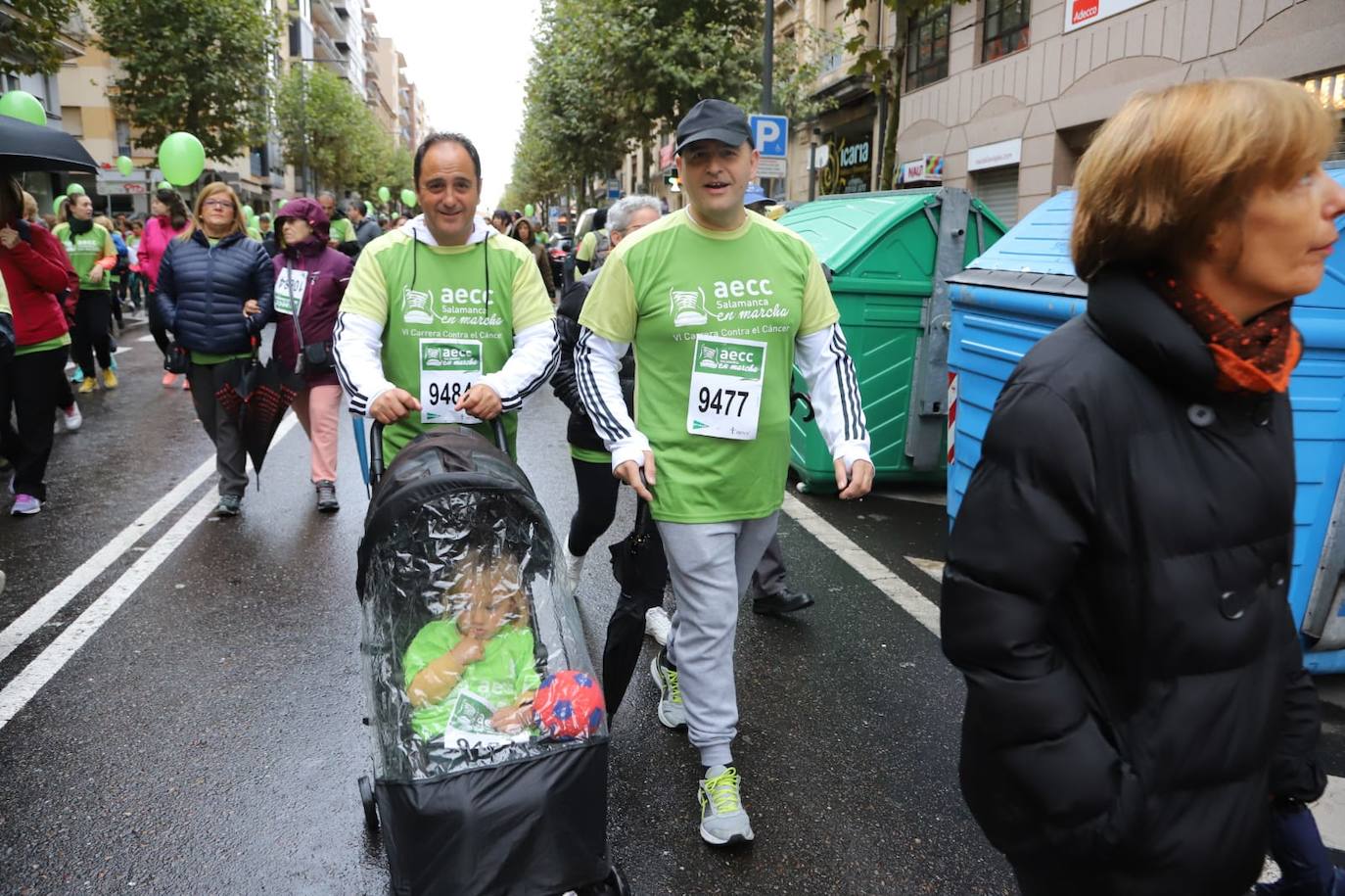 Marcha contra el cáncer en Salamanca. 