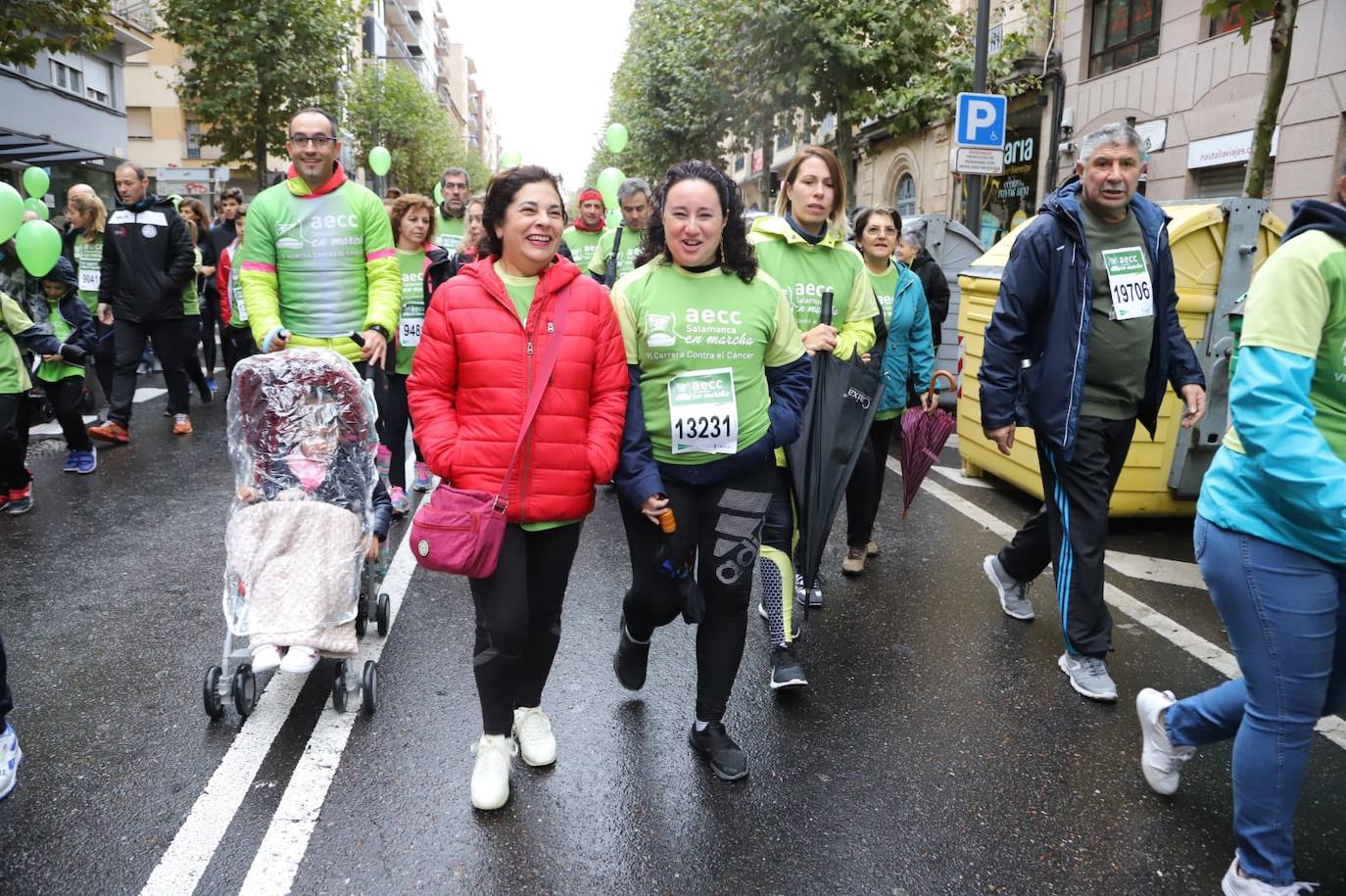 Marcha contra el cáncer en Salamanca. 