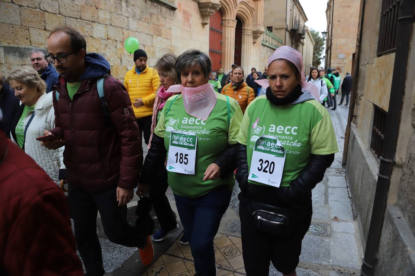 Marcha contra el cáncer en Salamanca. 