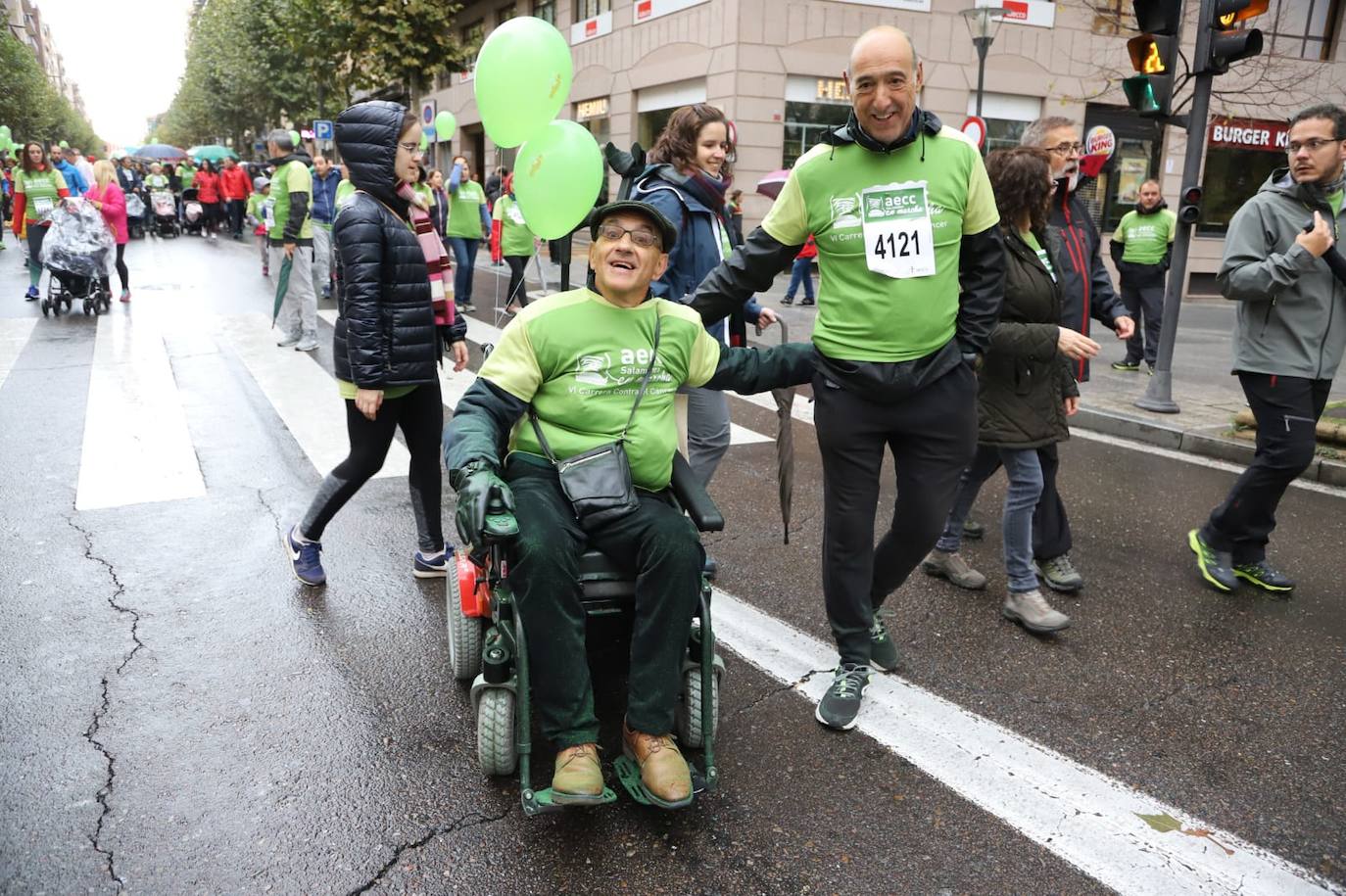 Marcha contra el cáncer en Salamanca. 