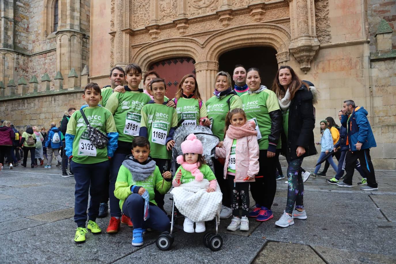 Marcha contra el cáncer en Salamanca. 