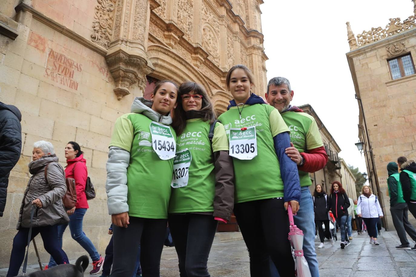 Marcha contra el cáncer en Salamanca. 