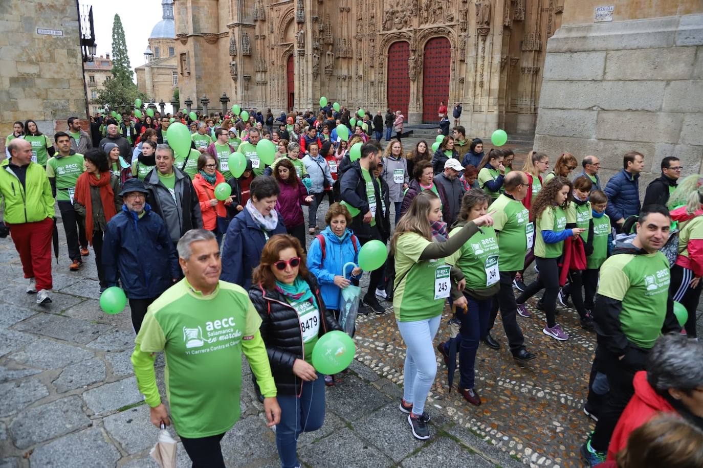 Marcha contra el cáncer en Salamanca. 