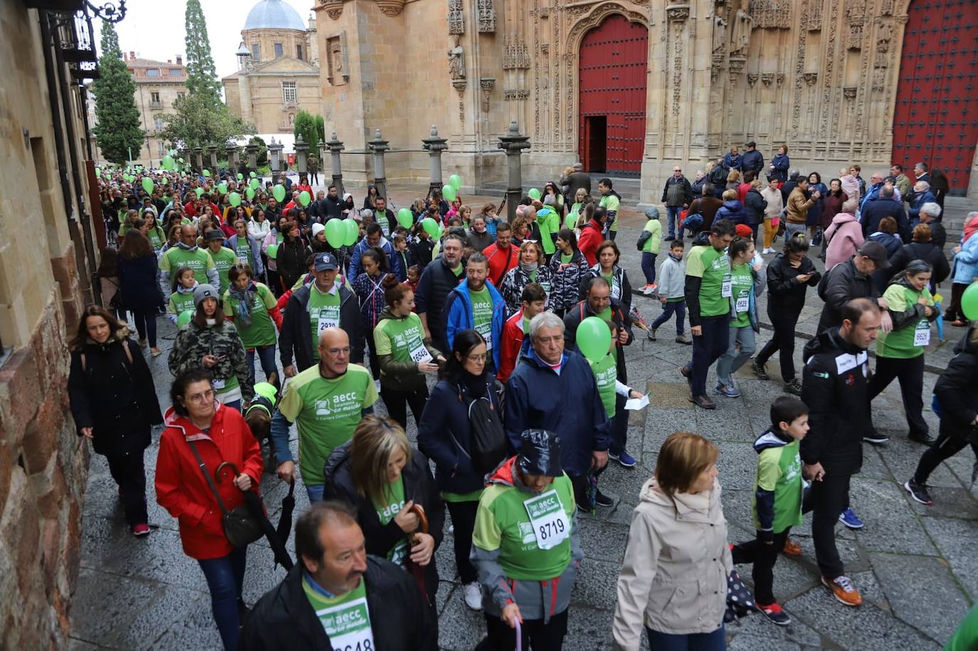 Marcha contra el cáncer en Salamanca. 