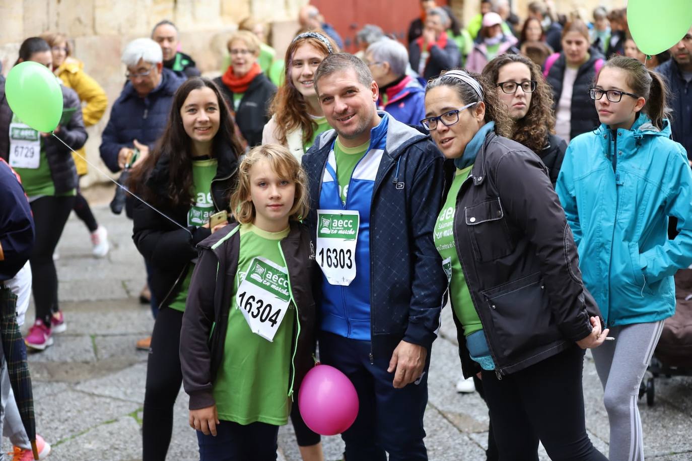 Marcha contra el cáncer en Salamanca. 