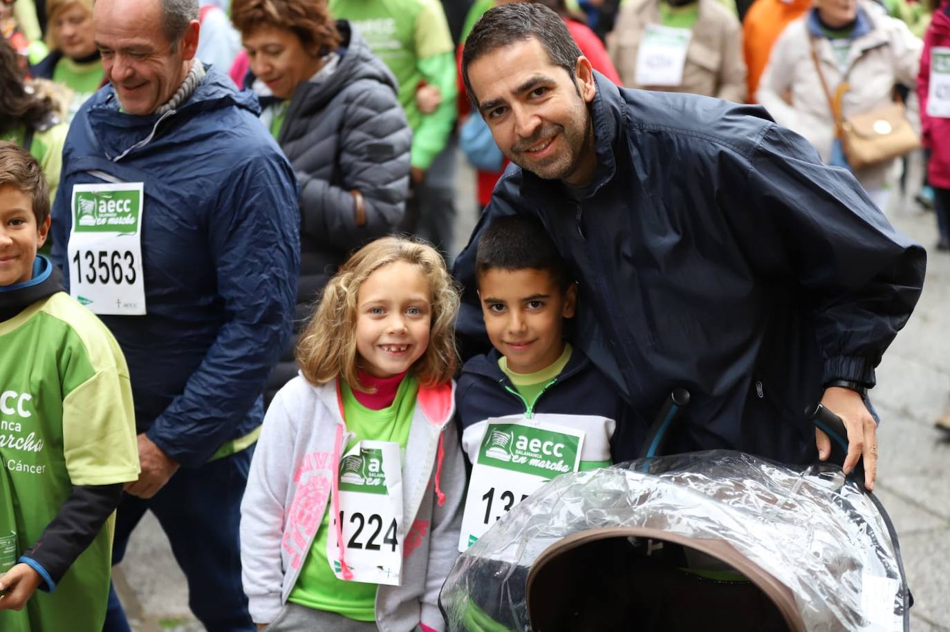 Marcha contra el cáncer en Salamanca. 