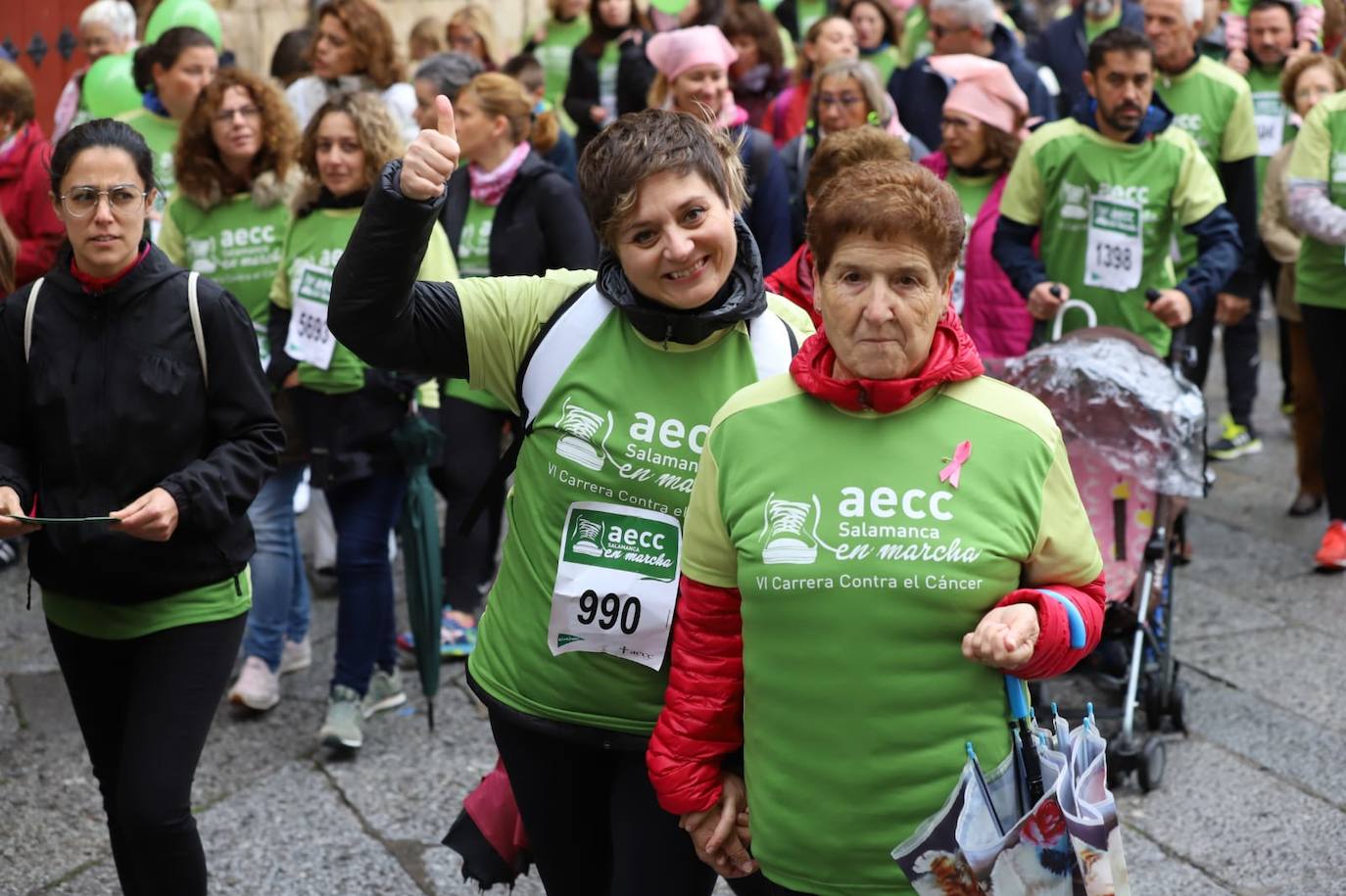 Marcha contra el cáncer en Salamanca. 