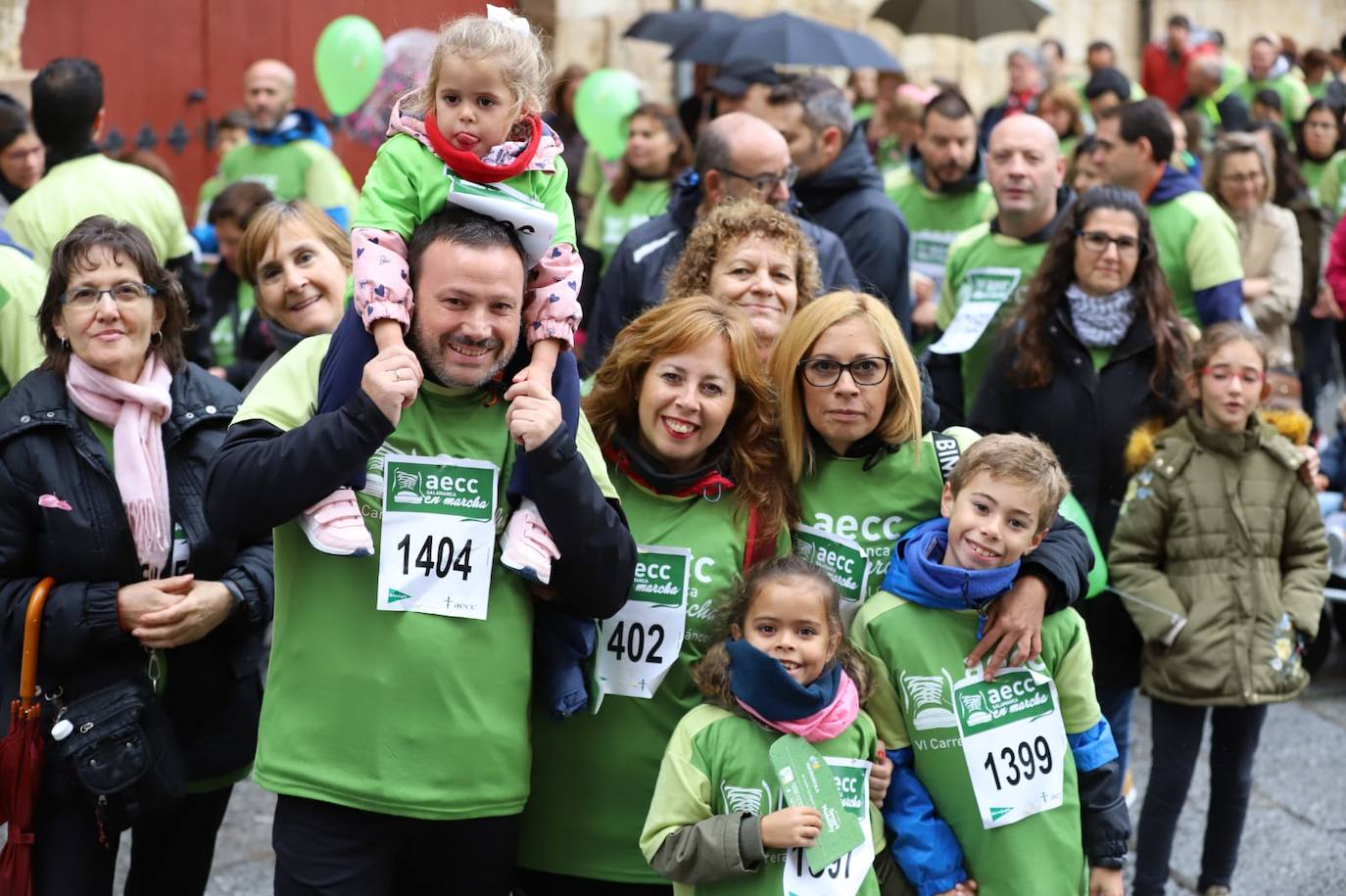 Marcha contra el cáncer en Salamanca. 