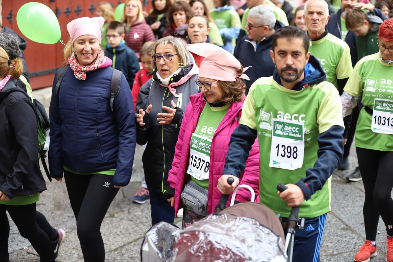 Marcha contra el cáncer en Salamanca. 