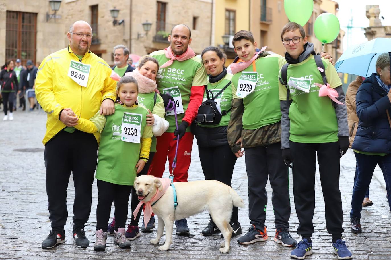 Marcha contra el cáncer en Salamanca. 