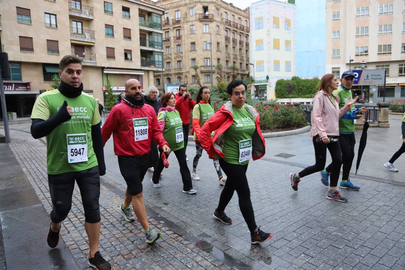 Marcha contra el cáncer en Salamanca. 