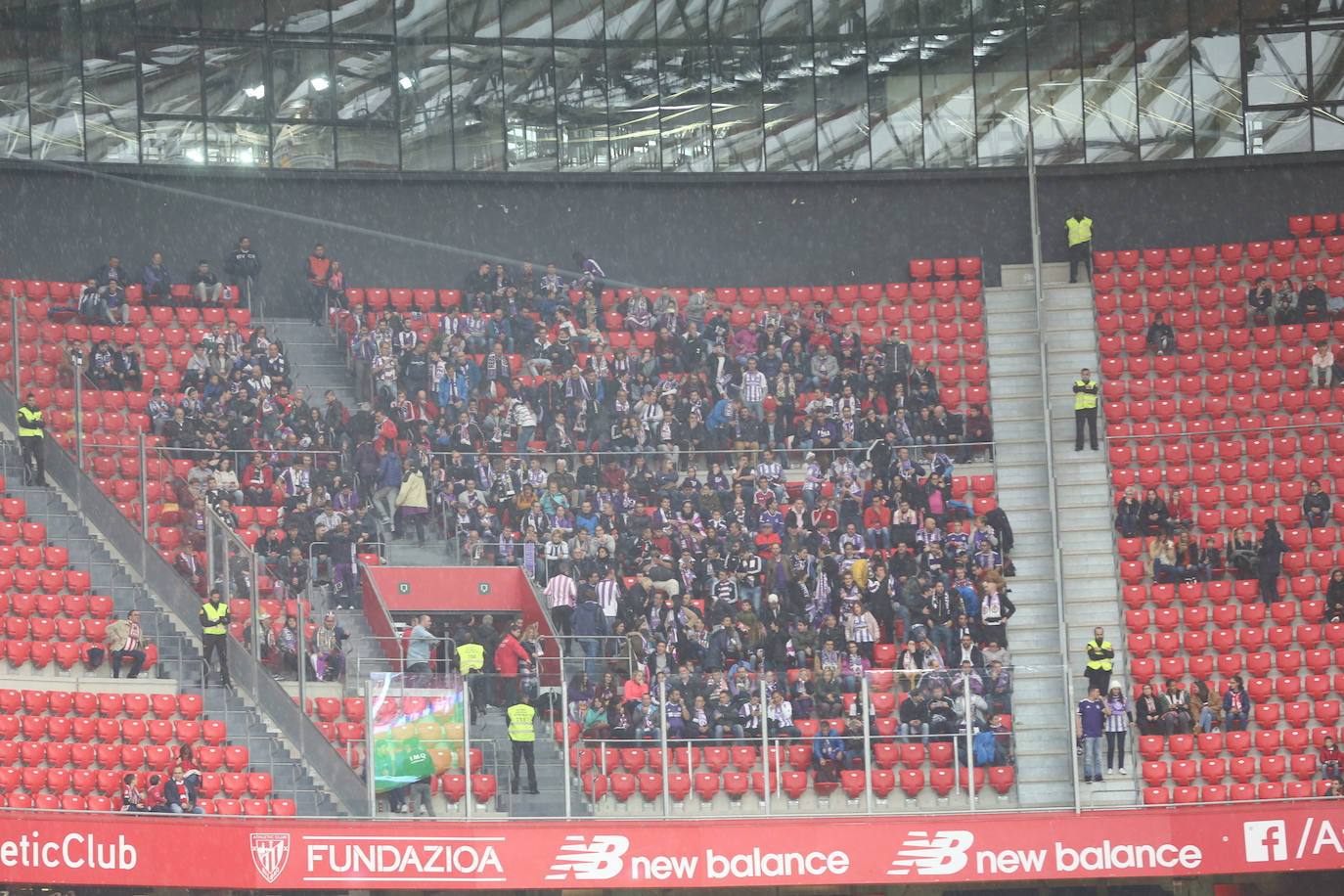 Empate entre el Atheletic y el Real Valladolid (1-1). 