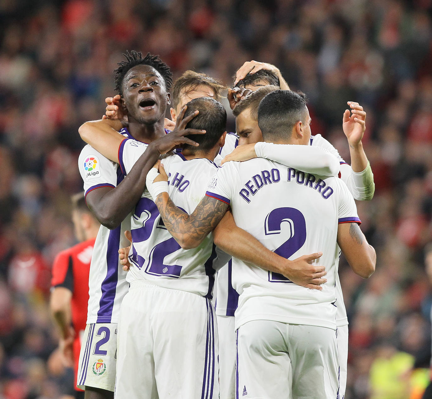 Empate entre el Atheletic y el Real Valladolid (1-1). 