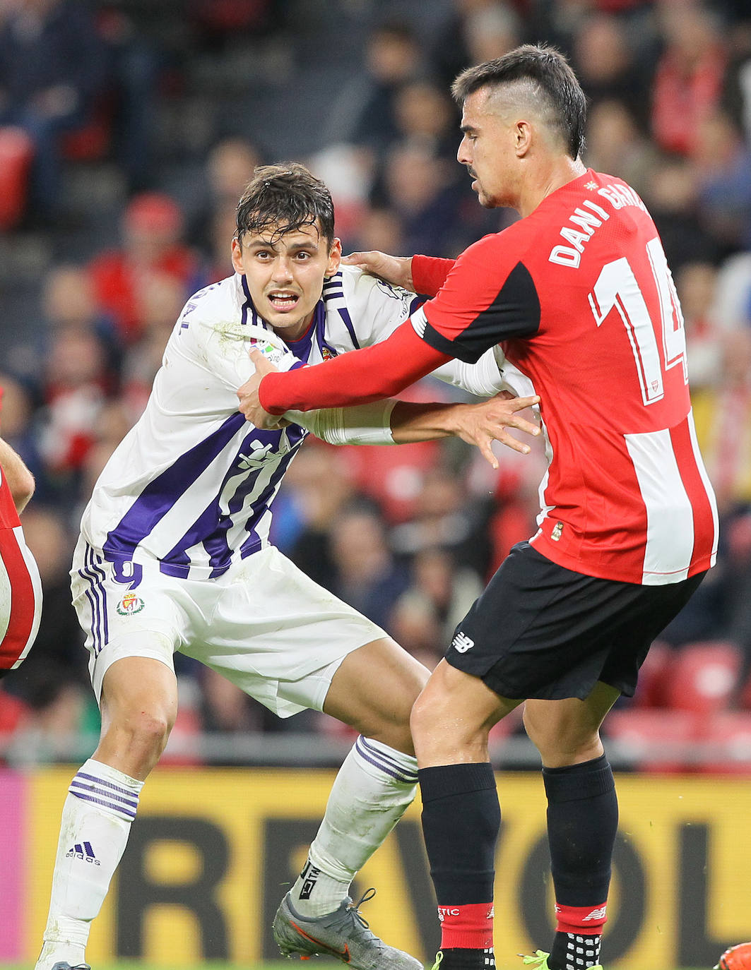 Empate entre el Atheletic y el Real Valladolid (1-1). 