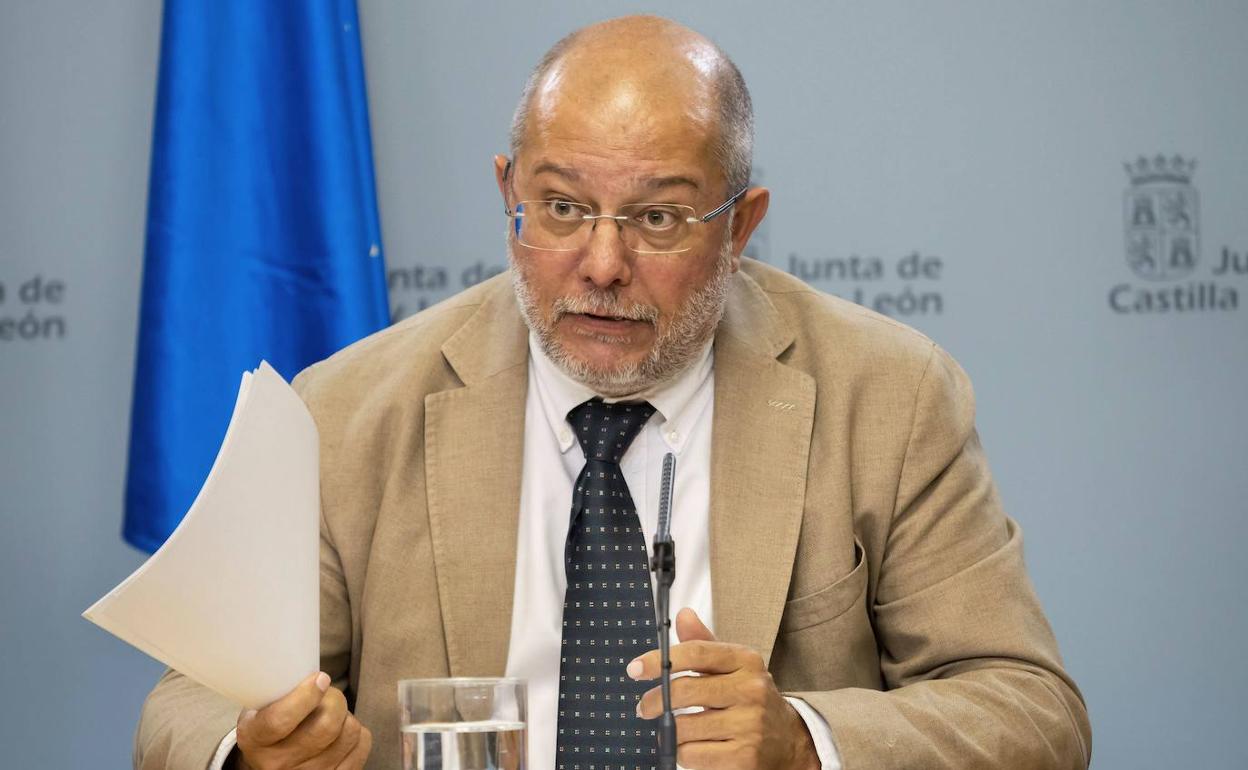 El vicepresidente de la Junta de Castilla y León, Francisco Igea. 