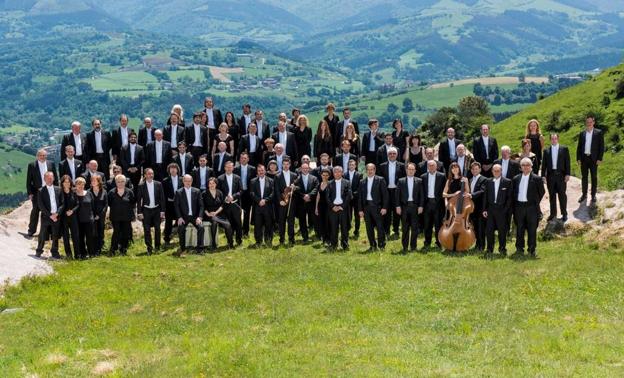 Músicos de la Orquesta Sinfónica de Bilbao.El Norte