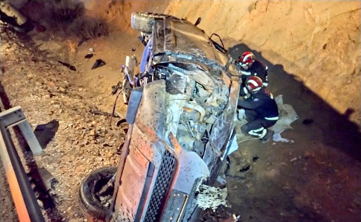 Estado del vehículo accidentado. 