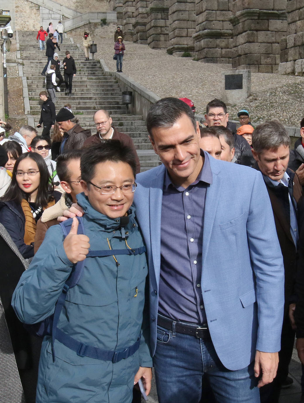 Fotos: Pedro Sánchez visita Segovia