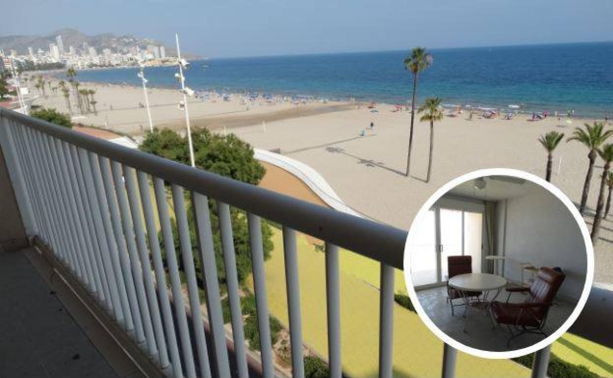 La UVA subasta un apartamento en Benidorm ubicado en primera línea de playa. 