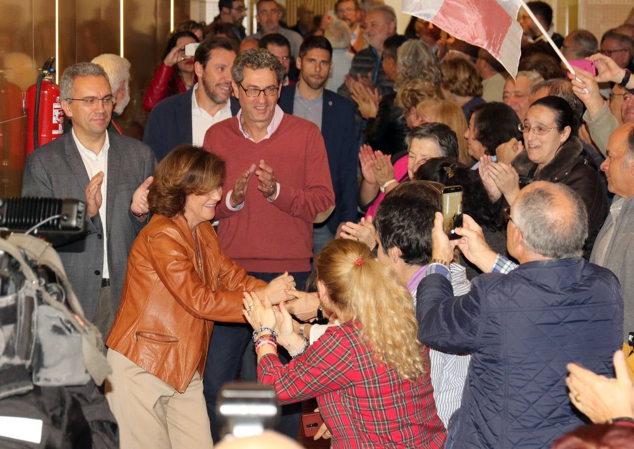 Fotos: Carmen Calvo participa en un acto del PSOE en Valladolid