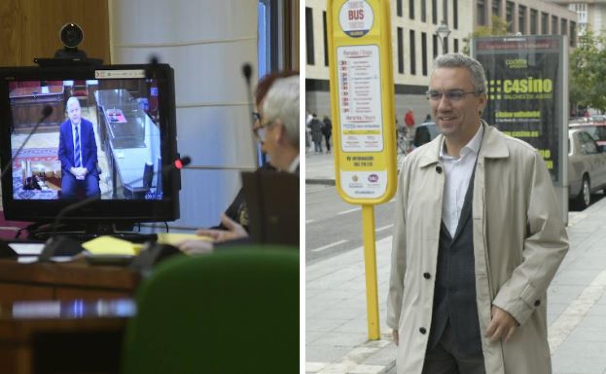 Antonio Silván declara por videoconferencia e Izquierdo llega a la Audiencia. 